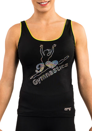 Ervy I Heart Gymnastics Tank Top