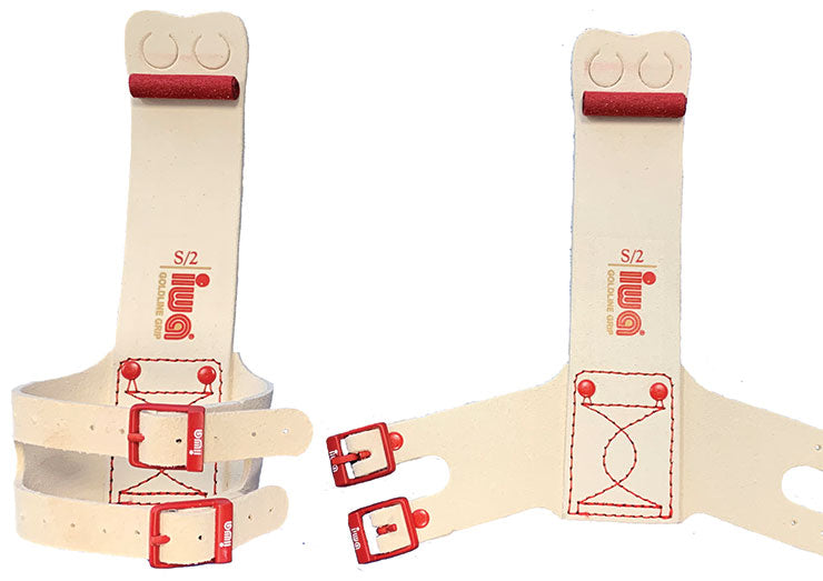 IWA Goldline Handguards for Uneven Bars (Double Buckle)