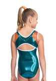 Ervy Jane Leotard (Petrol, Amber and Silver)