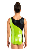 Ervy Idril Leotard (Kiwi, Silver and Black)