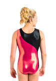 Ervy Idril Leotard (Lipstick Pink and Black)