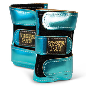 Tiger Paws Teal Metallic